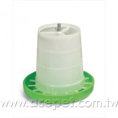 Poultry feeder - plastic hopper & base / 2